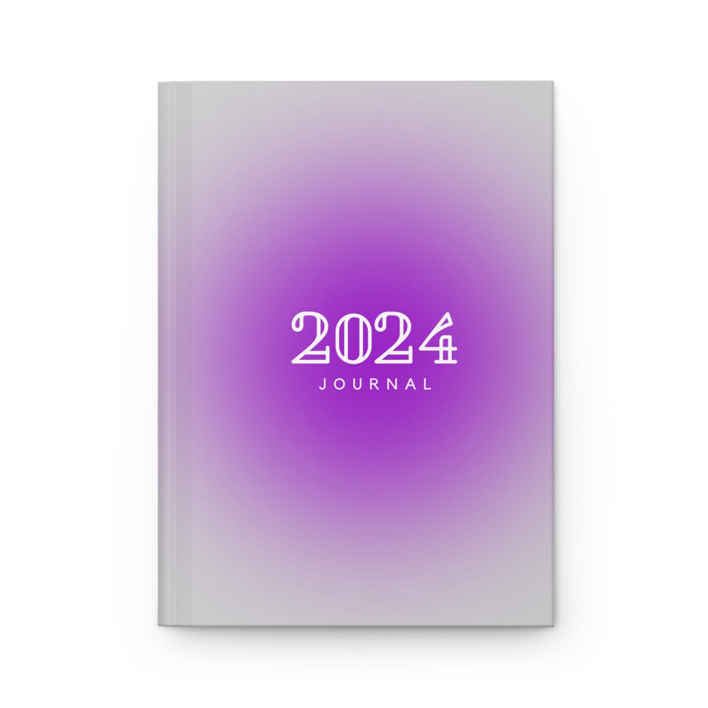 Hardcover Journal Matte 'Stay Down' PURP