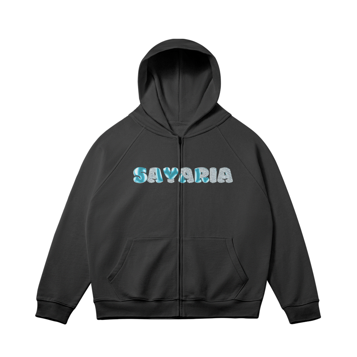 'SAYARIA' Oversized Zip Tiff X Iced Collection