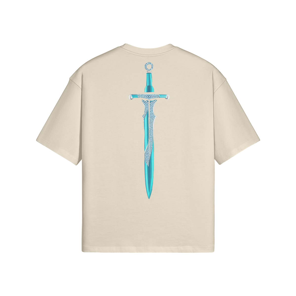 Oversized 'SayAria' Iced Sword T-shirt Tiff X Iced Collection